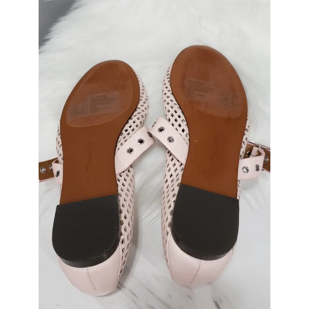 NEW NO BOX SIZE 6 MADEWELL THE REMY MARY JANE FLAT ballet strap overlasted